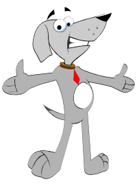 cartoon doog named PIP